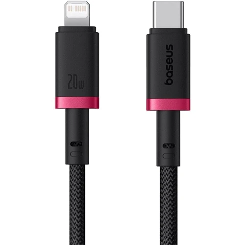Кабель Baseus Cable USB-C to Lightning Dura Series 20W 1m Black/Red (P10377800U01-01)