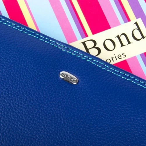 Женский кошелек Dr. Bond Rainbow синий (WRN-22 blue): Пол Женский