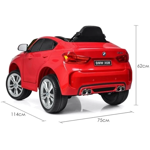 Дитячий електромобіль Bambi Racer Джип BMW X6M, червоний (JJ2199EBLR-3): Вид автомобиль