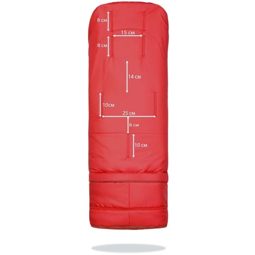 Мультифункциональный конверт-трансформер United на овчине ДоРечі Красный