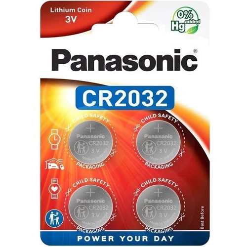 Panasonic CR-2032 bat(3B) Lithium 4шт (CR-2032EL/4B)