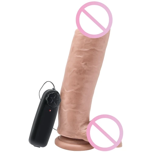 Реалистичный вибратор Cock 10 Inch W/ Balls Flesh, 25,5x6 см