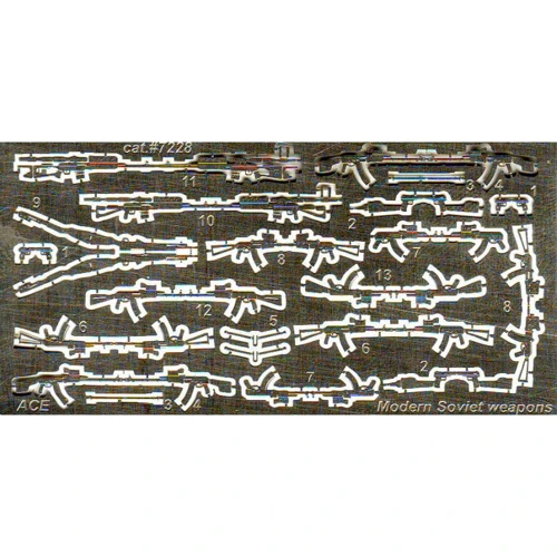 Современное ACE стрелковое оружие (AK-47, AKSU, AK-74, AKM, APS, RPK, SVD) PE7228