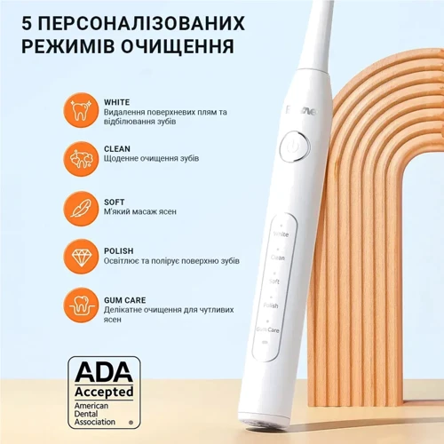 Зубная щетка Bitvae D2 с футляром и 6 насадок White + Ирригатор Bitvae C2 White (BVC2-w-BV-D2-w): Назначение универсальная