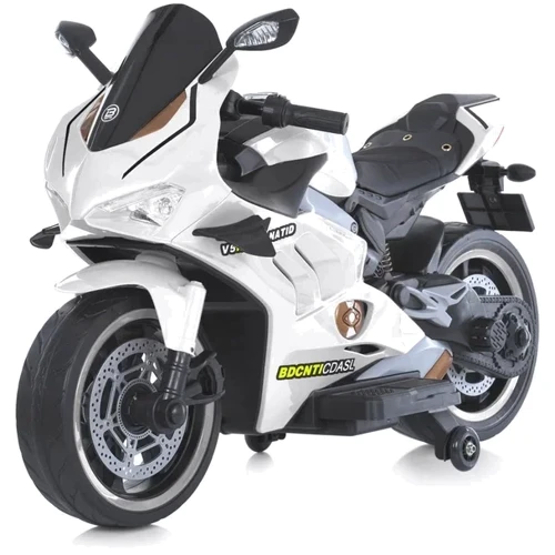 Детский электромотоцикл 2 колесный Bambi Racer Ducati белый (M 5056EL-1)