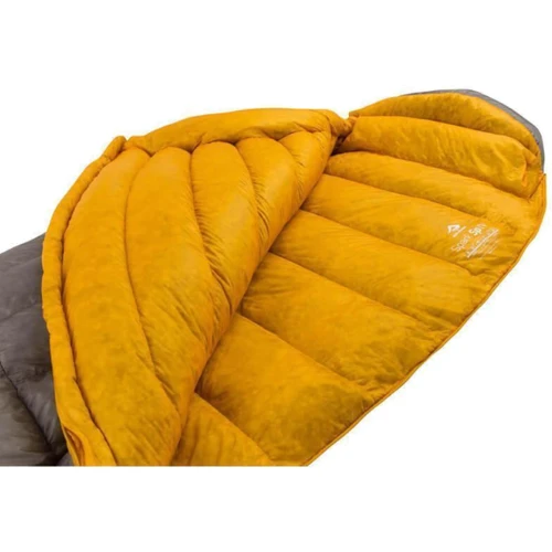 Спальный мешок Spark SpIV (-8/-15°C) 183 см - Left Zip Dark Grey/Yellow от Sea to Summit (STS ASP4-R): Наполнитель пух (RDS 850+ Loft Premium Goose ULTRA-DRY Down)