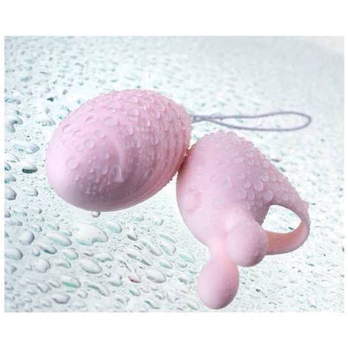 Набор JOS Vita: виброяйцо + вибронасадка на палец Light Pink
