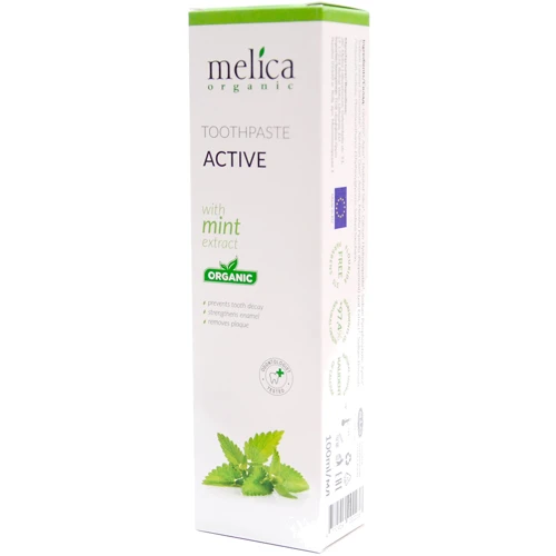 Melica Organic Зубная паста c экстрактом мяты 100 ml: Класс косметики Органическая