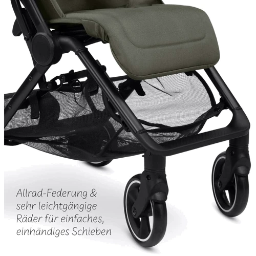 Прогулочная коляска ABC Design Ping 3 Travel Pine (12004972302): Материал колес полиуретан