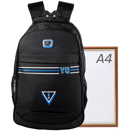 Чоловік рюкзак Valiria Fashion чорний (DETAT2102-6): Застібка Блискавка