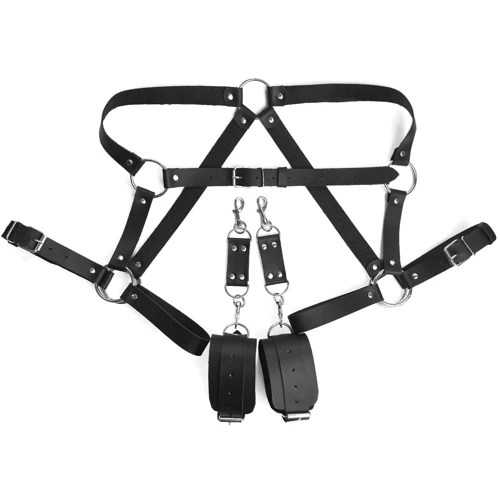 Бондажный набор Art of Sex - Bondage set Anasteisha, черный, XS-M