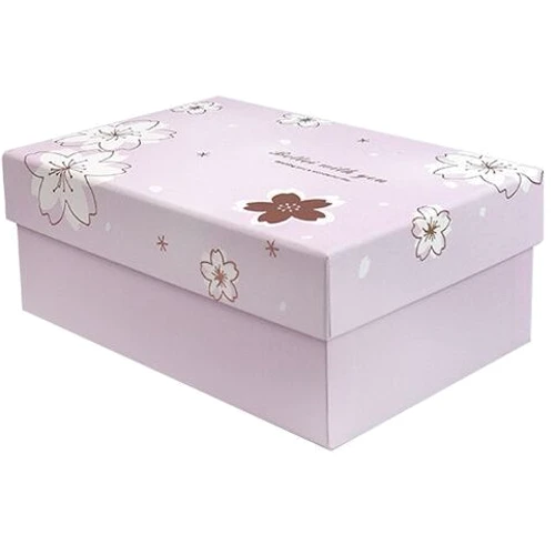 Подарочная коробка с цветами розовая, L - 28.5х21.5х11 cм: Производитель Украина