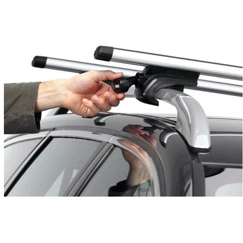 Thule TH-757 AeroBar на крышу с рейлингами фото 4