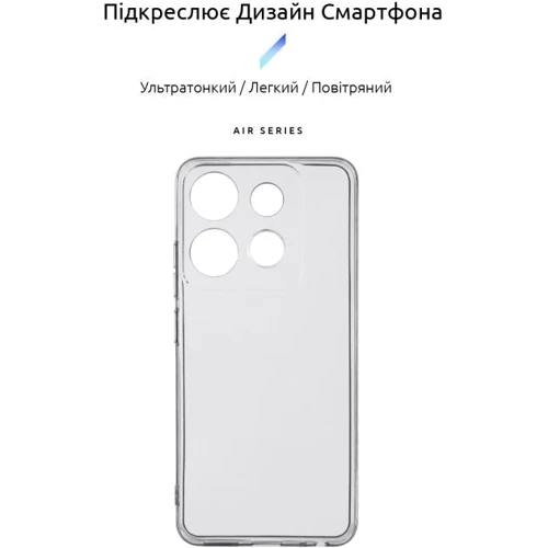 Чехол для телефонов ArmorStandart Air Series Camera cover Transparent for Tecno Spark Go 2023 (BF7) (ARM67168): Совместимость Tecno Spark Go 2023 (BF7)
