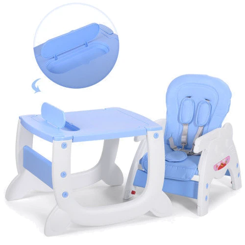 Стульчик для кормления 2 в 1 Bambi M 3612-12 (blue)