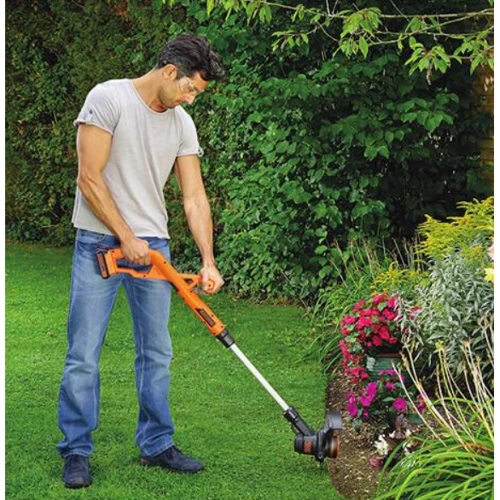 Триммер аккумуляторный Black+Decker ST182320: Тип двигателя Электродвигатель