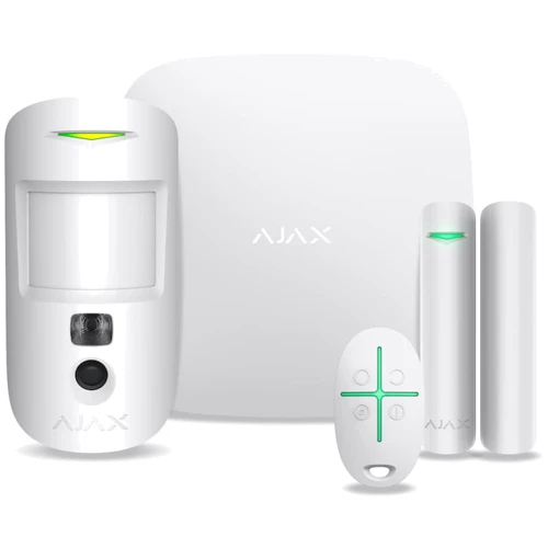 Комплект Ajax StarterKit Cam White