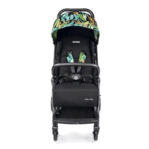 Коляска Peg-Perego Selfie Jaguars Черный с тропическим рисунком (IP22000000JL24RO01): Тип коляски Прогулочная