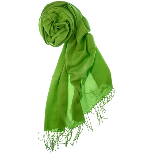 Палантин Pashmina зеленый (3330489)