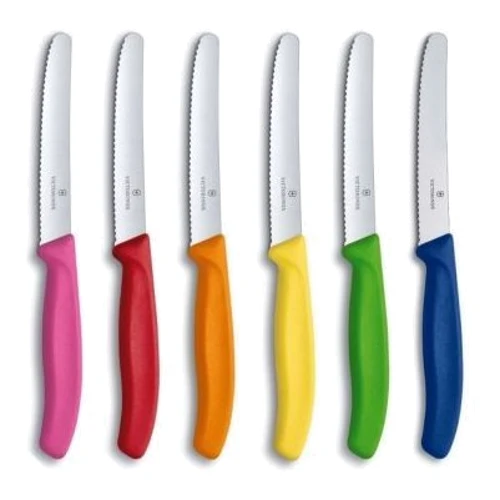 Набір ножів Victorinox Swiss Classic Colorful Tomato and Table Knife Set 6 пр. (6.7839.6G)