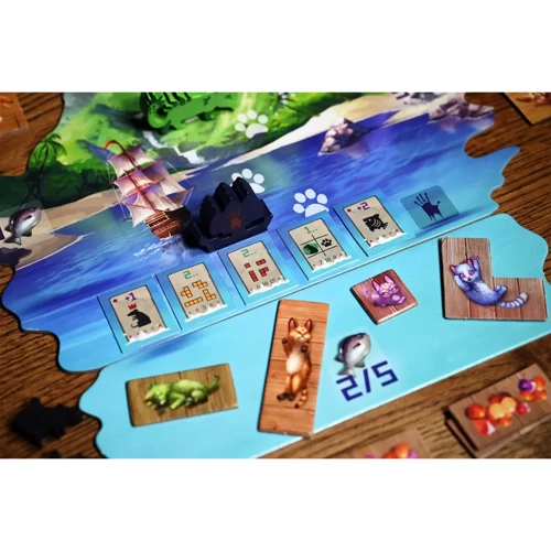 Настільна гра (доповнення) Geekach Games Острів котів: Кошенята і звірята (The Isle of Cats: Kittens + Beasts) фото 9