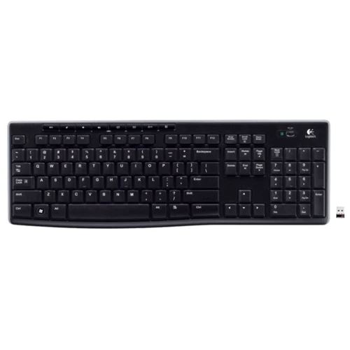 Клавіатура Logitech Wireless Keyboard K270 (920-003757): Підключення бездротове