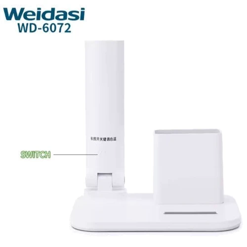 Настольная лампа аккумуляторная Weidasi WD-6072: Направленность света Регулируемый (поворотный) плафон