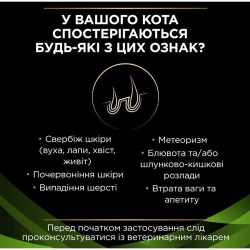 Сухий корм для котів Pro Plan Veterinary Diets HA Харчові алергії 325 г (7613035154438/7613287597526): Основні інгредієнти Субпродукти, Овочі
