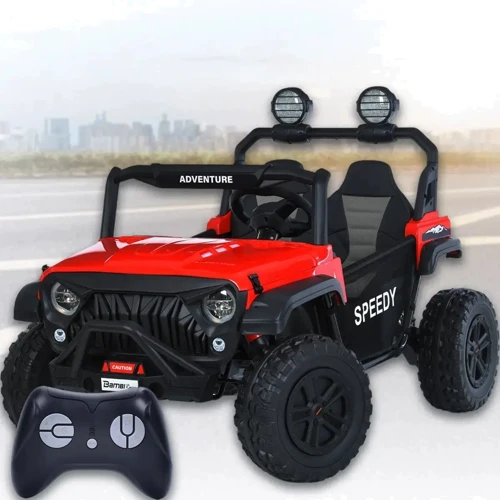Дитячий електромобіль Bambi Джип червоний (M 6206EBLR-3(24V))