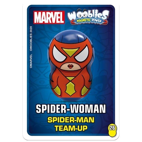 Игровой набор Marvel Wooblies Магнитные фигурки с пусковым устройством 2 шт фото 3