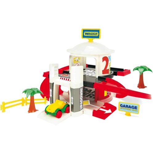 Игровой набор Wader Гараж с лифтом 2 уровня (50300)