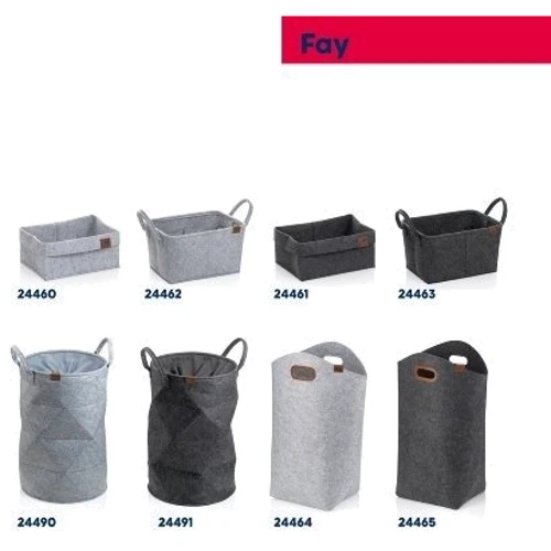 Кошик KELA Fay світло сірий 26х19х12 см (24460)