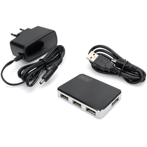 Адаптер Digitus Adapter USB to 4хUSB Black (DA-70220) фото 4