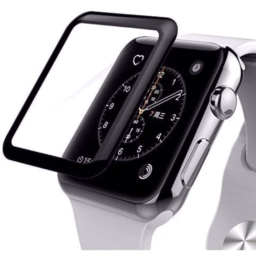 Аксесуар для Watch Tempered Glass Full Cover Black for Apple Watch 42mm