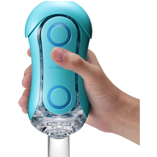 Мастурбатор Tenga Flip Orb Ocean Blue (с изменяемым сжатием, со стимулирующими шариками внутри)
