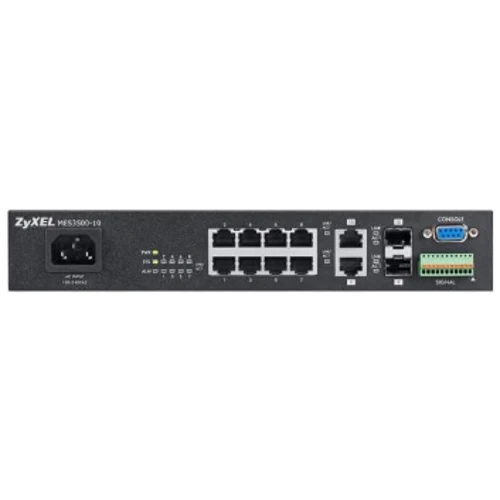 Сетевой коммутатор ZyXEL MES3500-10: Количество портов Fast Ethernet (10/100) 8