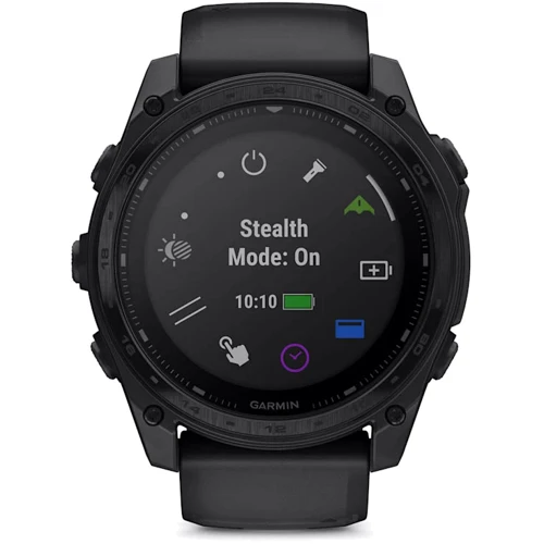 Смарт-годинник Garmin Tactix 8 Solar 51mm Ballistics Elite Edition (010-03407-11): Фітнес-функції Пульсоксиметр, Секундомер, Пульсометр, Подсчет калорий, Шагомер, GPS-модуль