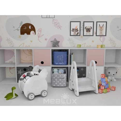 Дитяча іграшка-візок Mealux Coco (KD-E161 White): Тип корзина для игрушек