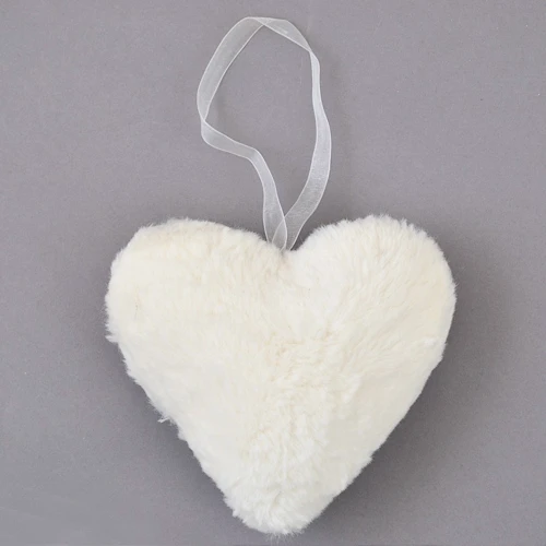 

Сердце Yes! Fun пушистое кремово-белое, 15 см