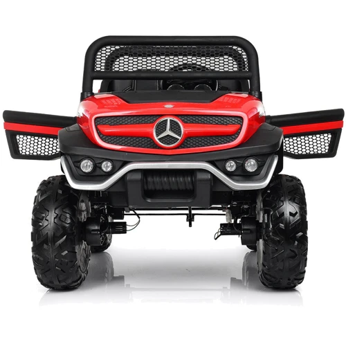 Детский двухместный электромобиль Джип Bambi Racer Mercedes, красный (M 4133EBLR-3): Вид джип