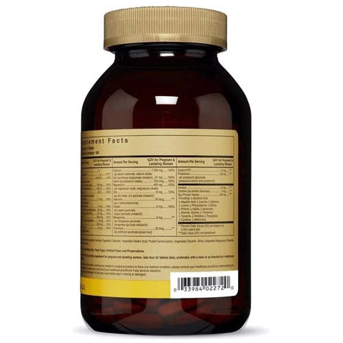 Solgar Prenatal Nutrients, Multivitamin & Mineral, 240 Tabs: Пол Беременным и кормящим