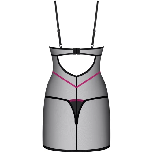 Пеньюар Obsessive Novenes chemise & thong XL/2XL