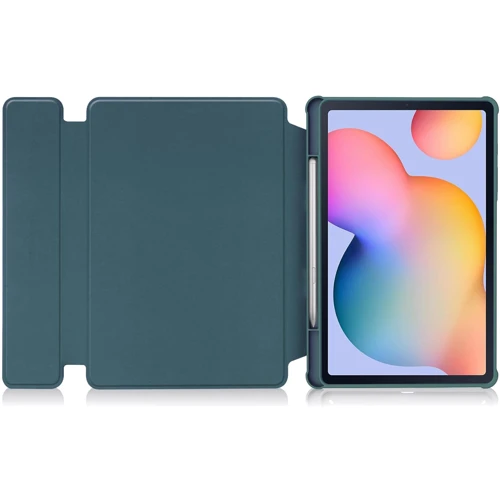 Аксессуар для планшетных ПК BeCover Case Rotatable Smart Keyboard Dark Green for Samsung Galaxy Tab S6 Lite 2024 P620/P625/P627 (712589): Материал Экокожа