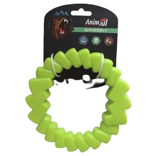 Игрушка AnimAll GrizZzly 9772 мотивационное кольцо для собак 16.5х16.5х4.2 см PS8030 зеленое (141283)