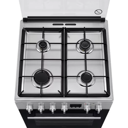 Плита комбинированная Electrolux LKK660220X: Тип духовки электрическая
