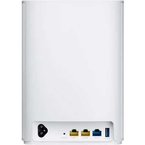 Маршрутизатор Wi-Fi ASUS ZenWiFi AX Hybrid XP4 2-Pack White: Интерфейс подключения (LAN-порт) 2x10/100/1000