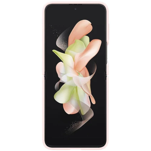 Чехол для телефонов Samsung Silicone Cover with Ring Pink (EF-PF721TPEGUA) for Samsung F721 Galaxy Flip 4: Пленка в комплекте нет
