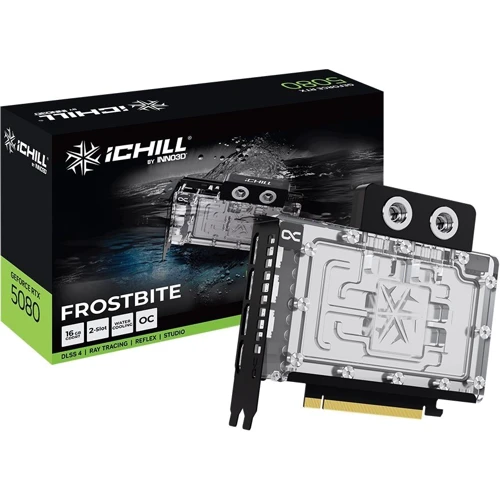 Відеокарта INNO3D GEFORCE RTX 5080 iCHILL FROSTBITE (C50803-16D7X-1760FB)