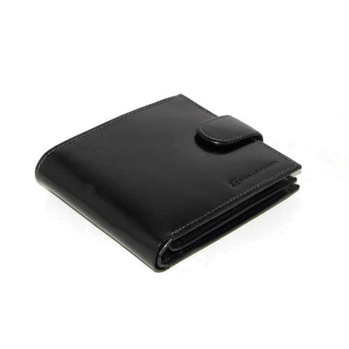 Мужское портмоне DNK Leather черное (N01L-NL BLACK): Пол Мужской