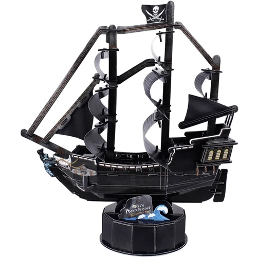 3D пазл CubicFun Корабель Помста королеви Анни (T4035h)
